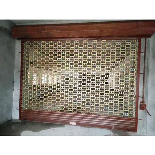 Grill Type Rolling Shutters With Gear Handle