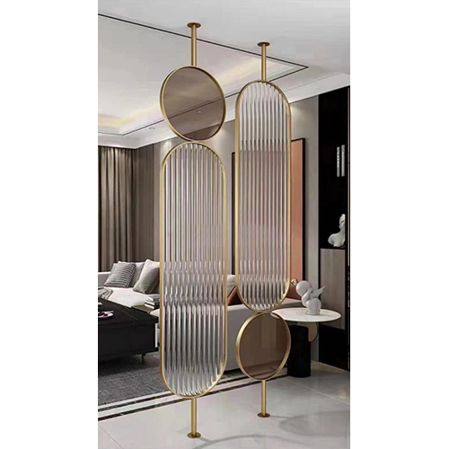 Room Divider With Flute Glass - Application: Home Decoration