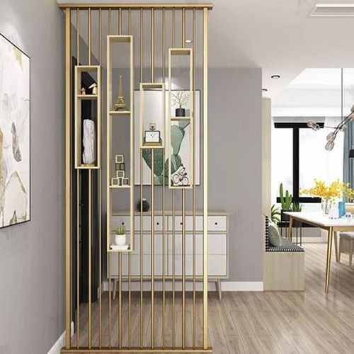 Stainless Steel With Pvd Coated Partition - Color: Gold