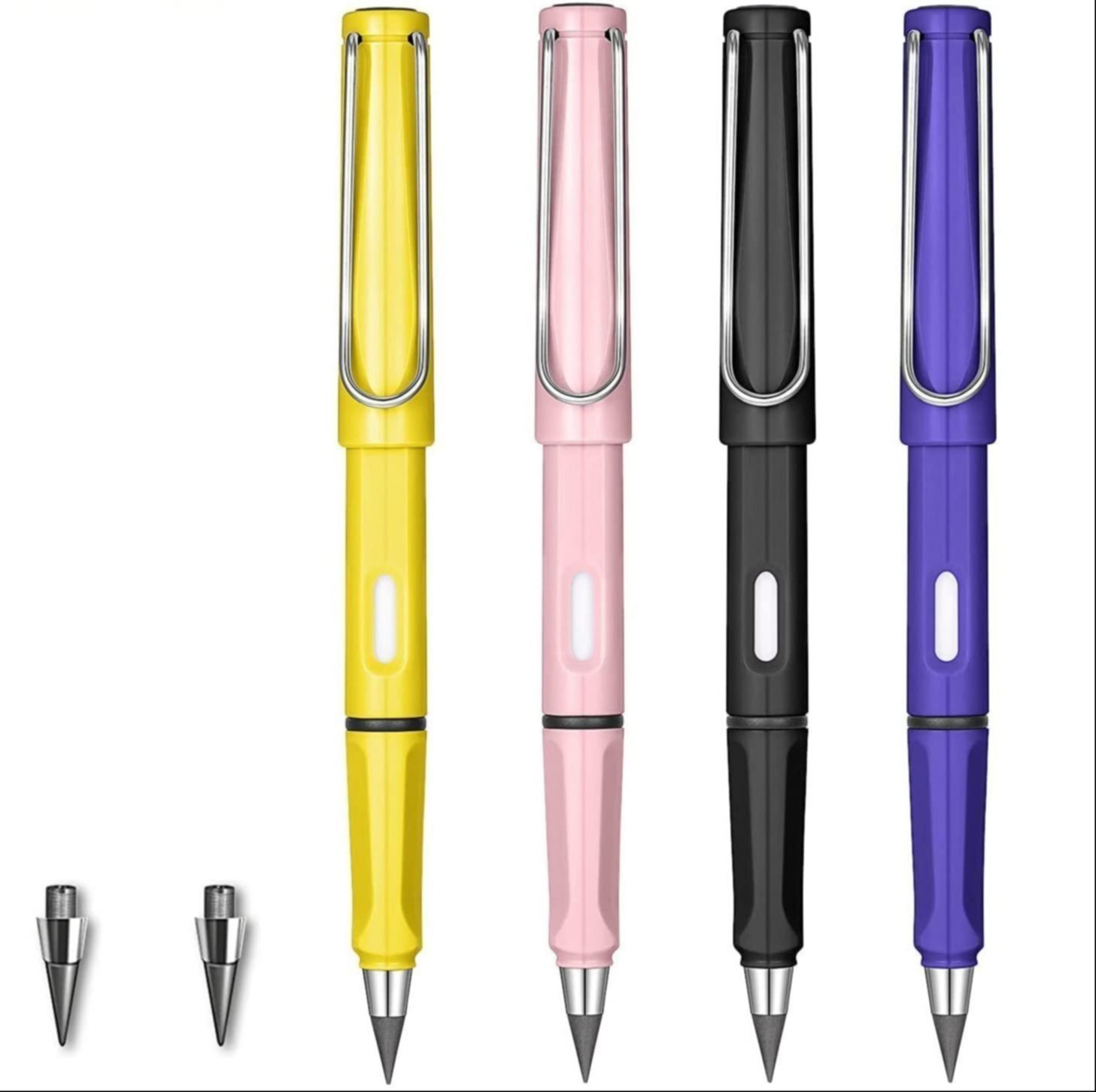 Mitsico 1 Pcs Everlasting Pencil Inkless Pencils Eternal Portable Reusable Erasable Metal