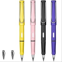 Mitsico 1 Pcs Everlasting Pencil Inkless Pencils Eternal Portable Reusable Erasable Metal