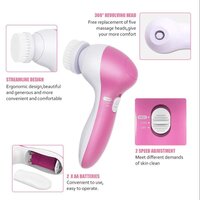 Mitsico Face Massager 5 In 1 Portable Electric Facial Cleaner Massager, Face Massage