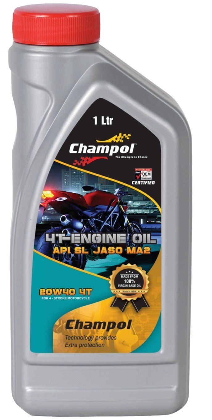 4T Bike Engine Oil SL/SM/SN (800ml/900ml/1Ltr)