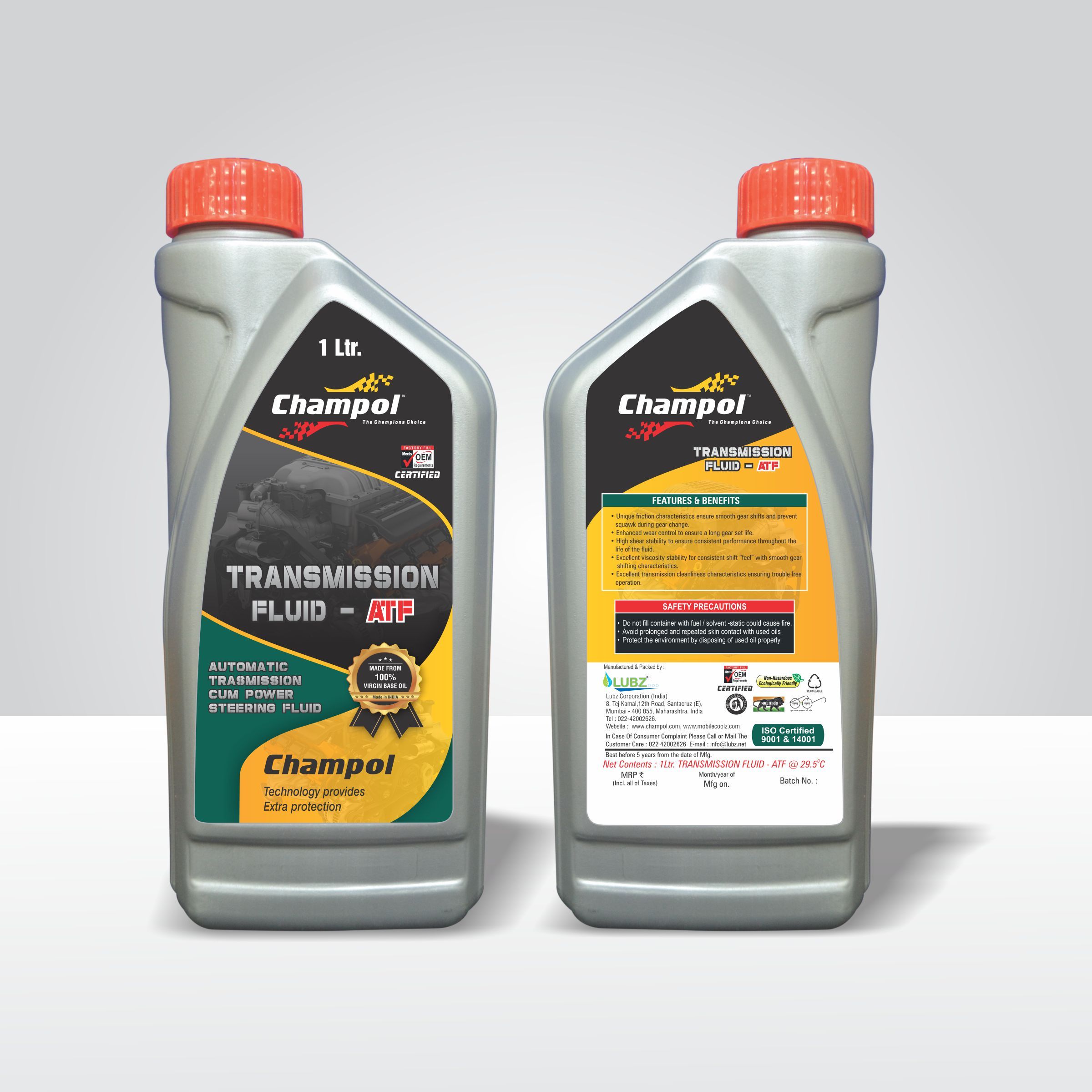 Champol ATF TQ Oil (1L/3.5L/5L/7.5L/10L/15L/20L)