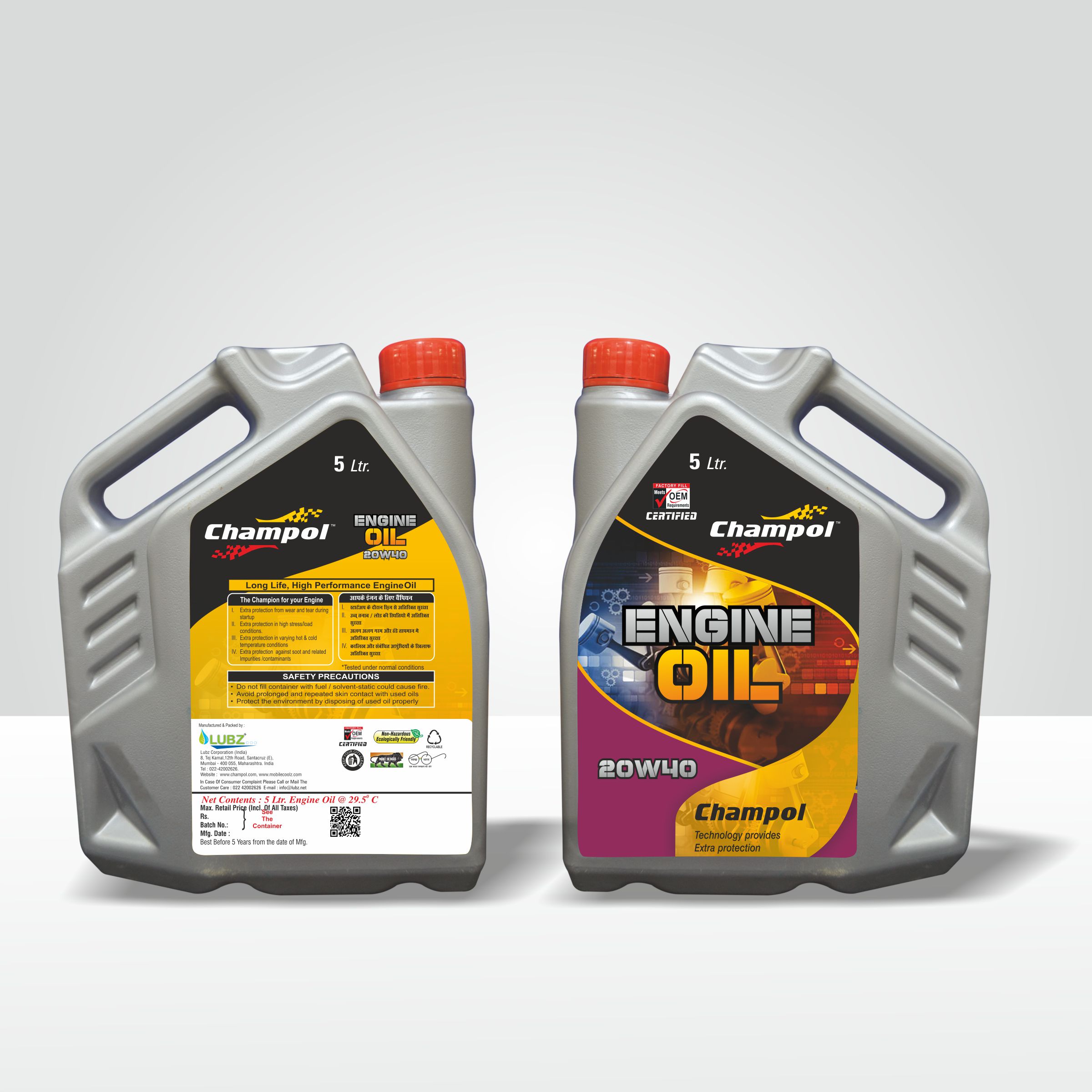 Champol 20W40 Engine Oil (1L/3L/5L)