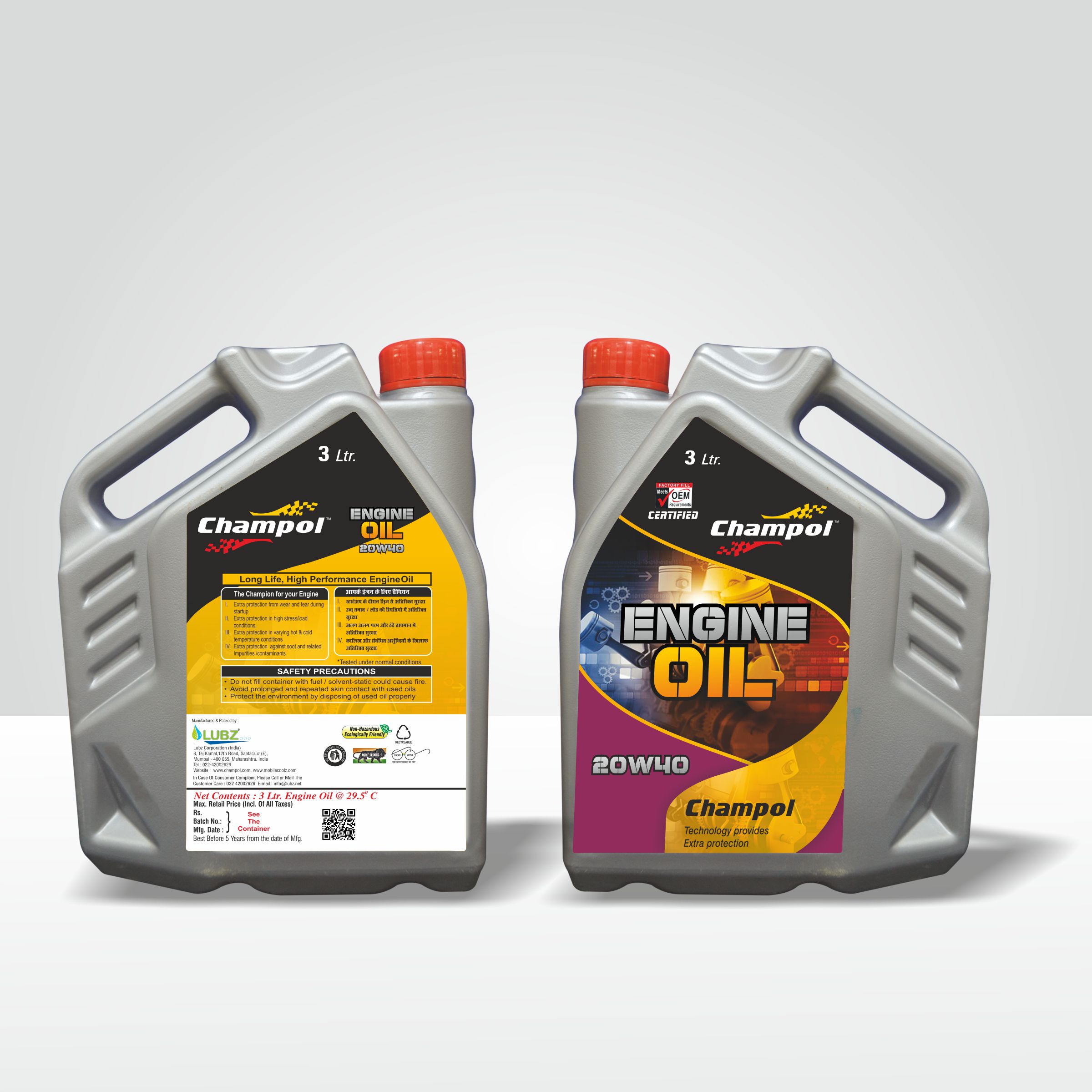 Champol 20W40 Engine Oil (1L/3L/5L)