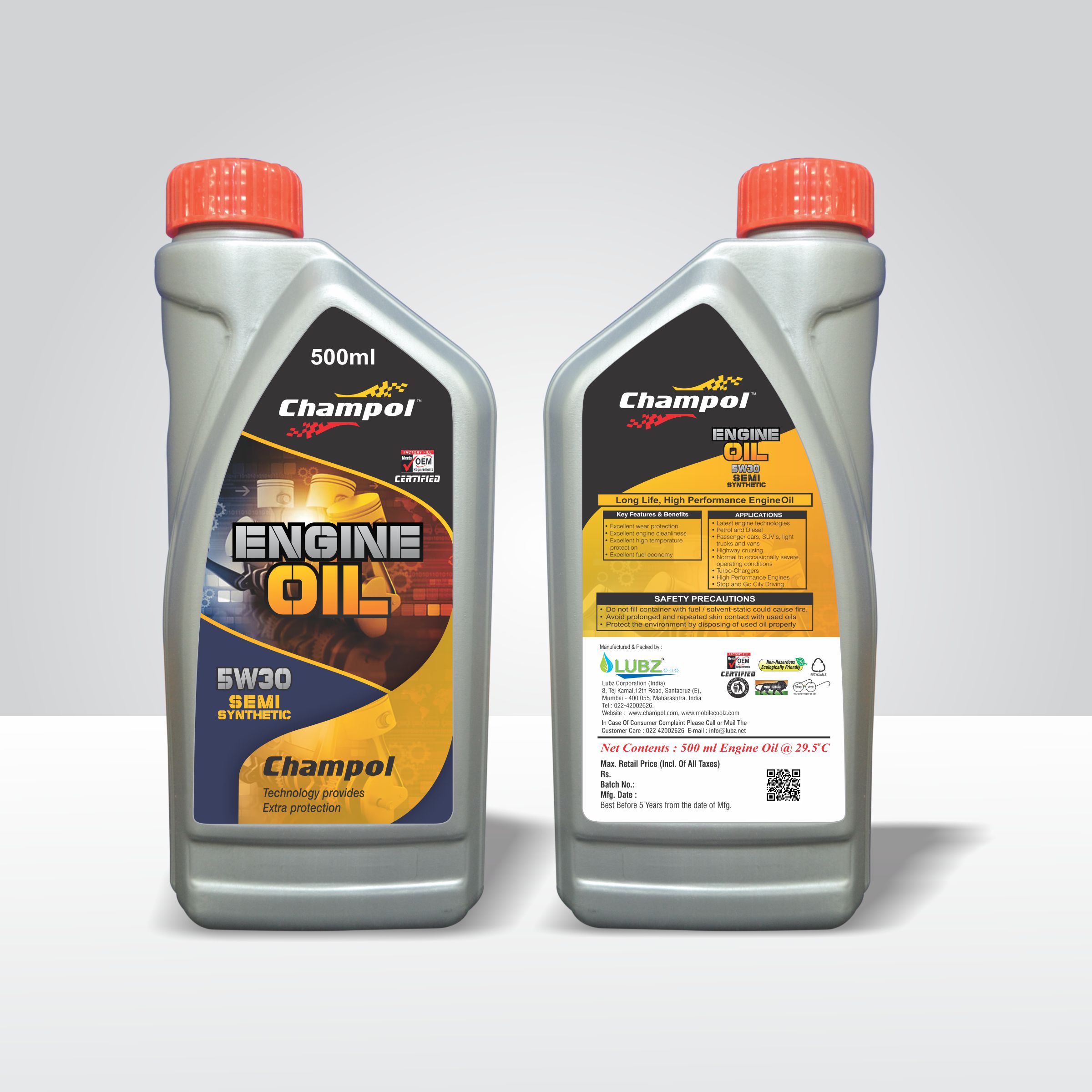 Champol 5W30 Semi Synthetic Engine Oil