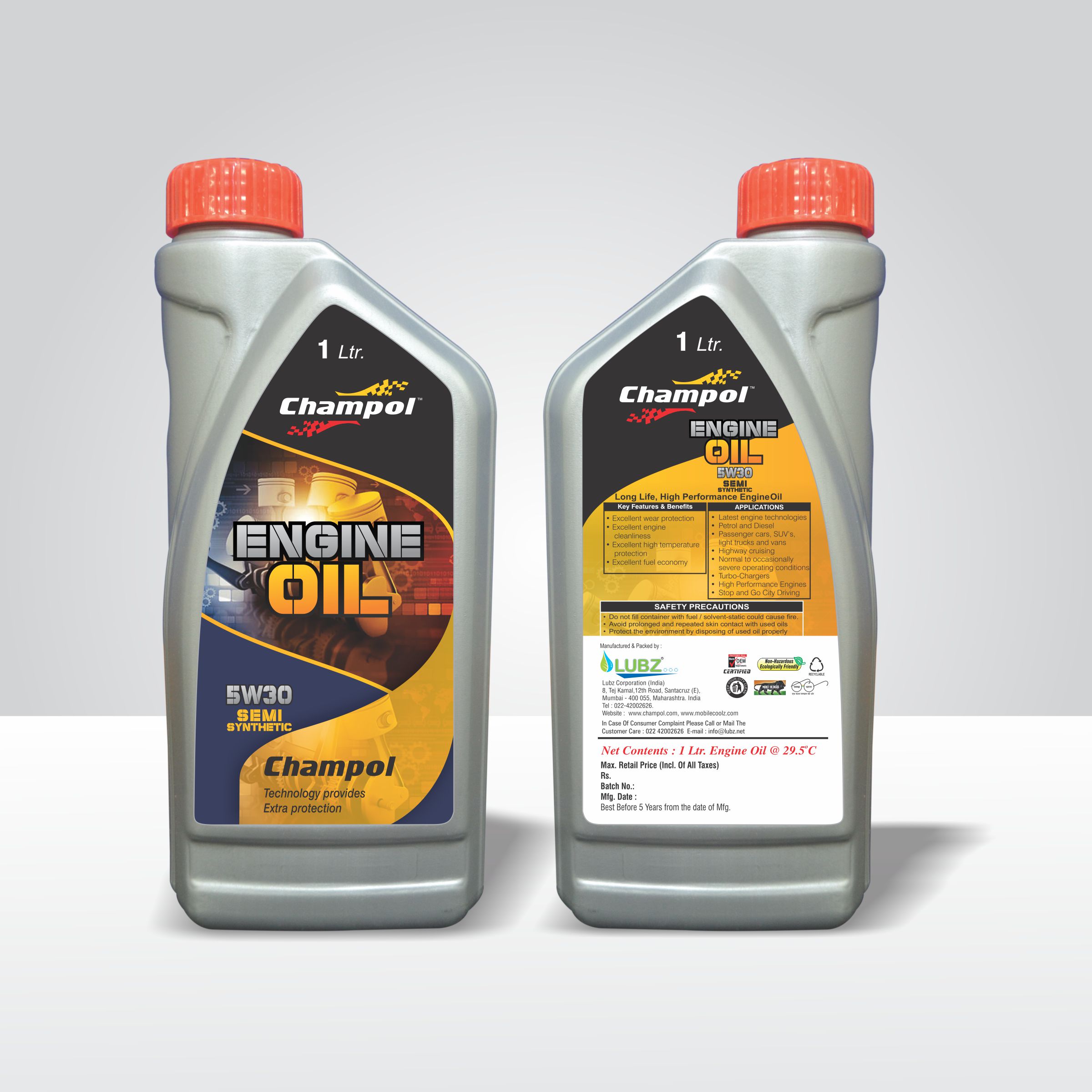 Champol 5W30 Semi Synthetic Engine Oil