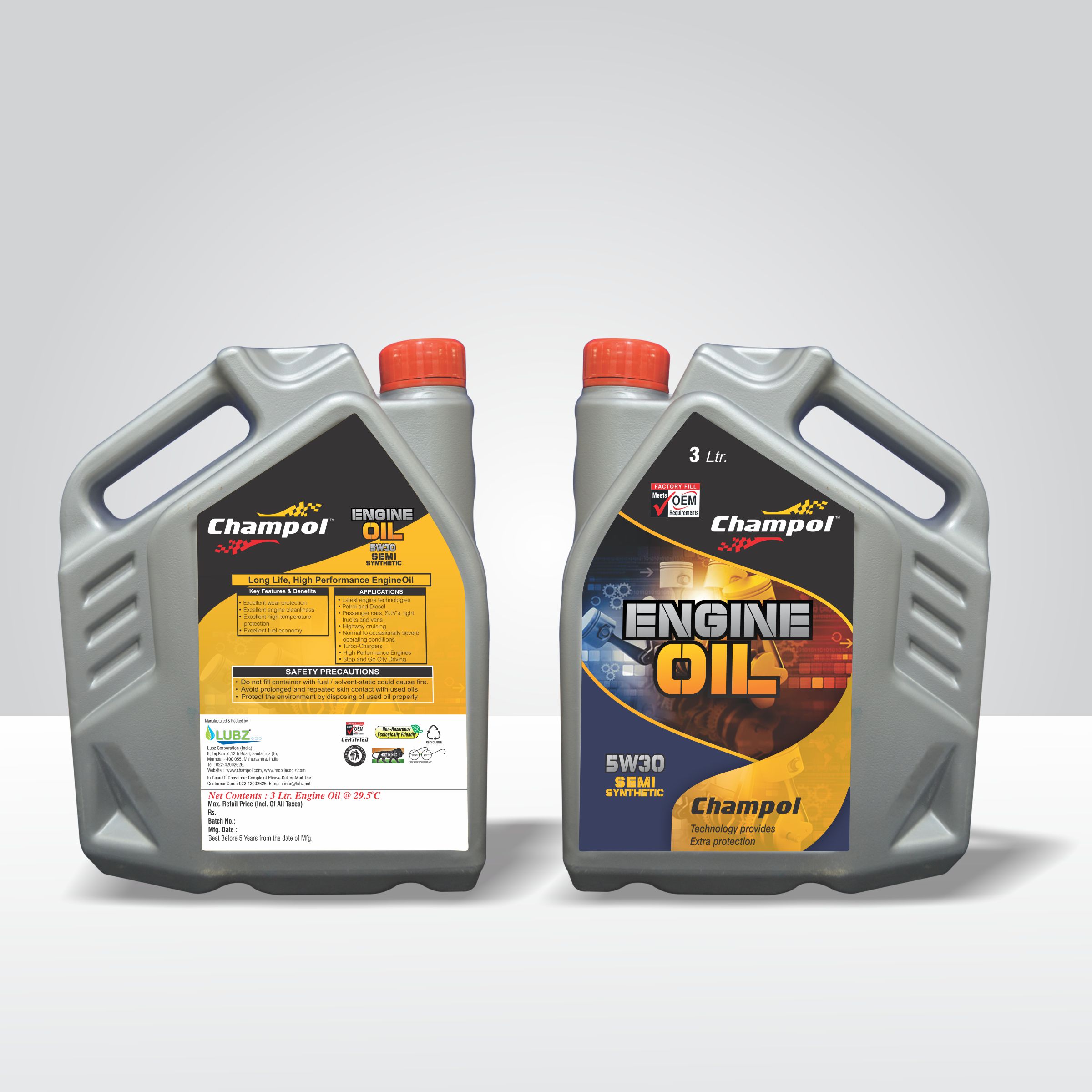 Champol 5W30 Semi Synthetic Engine Oil