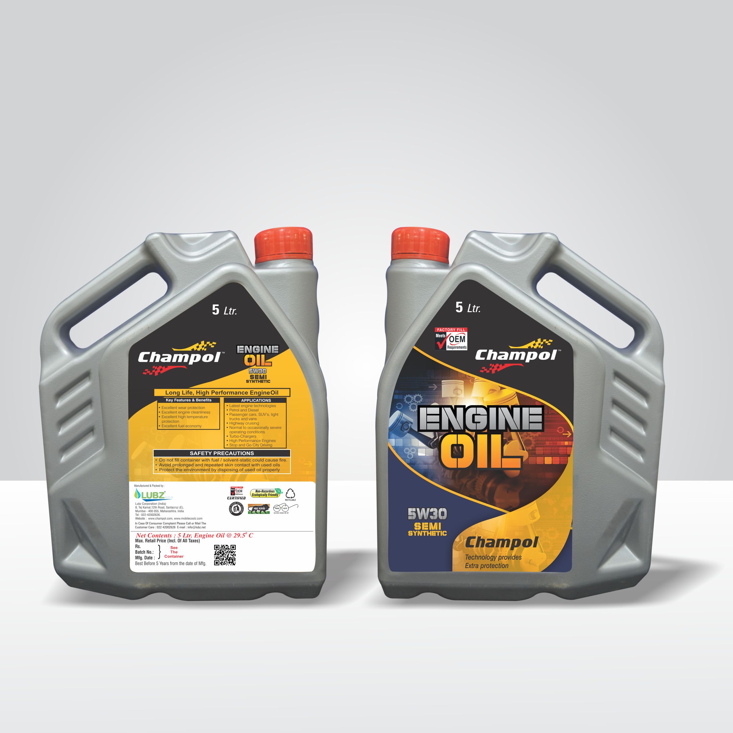 Champol 5W30 Semi Synthetic Engine Oil