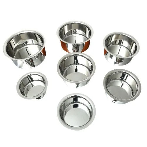 Ss Tope Set Of 7 - Color: Silver / Grey