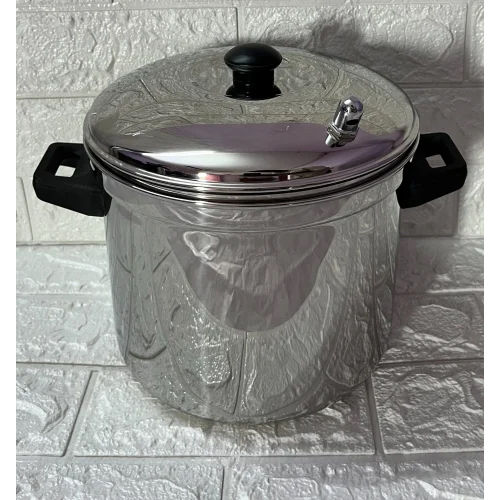 Ss Idly Cooker With 6 Plates - Interior Coating: Coated