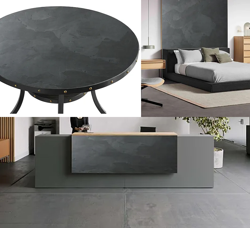 Black Slate Veneer Sheet