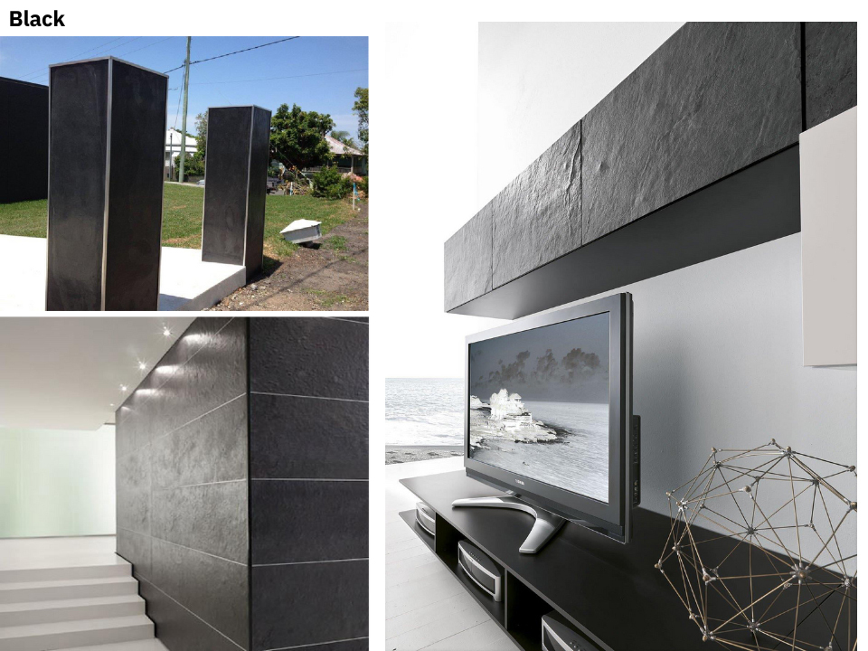 Black Slate Veneer Sheet