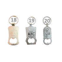 Promotional Hydraulic Metal Bottle Opener Keychain - Color: Multi Colour