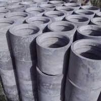 Rcc Rectangular Cement Pot - High-quality Cement, Various Dimensions Available, Elegant Grey Color, Plain Finish For Modern Gardens
