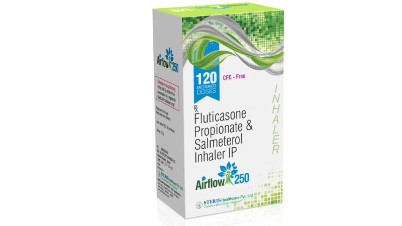 Salmeterol 50 mg, Fluticasone 250 mg