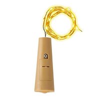 Mitsico String Light For Glass Bottle Yellow Color Mini Fairy Lights (1 Pc String Wire Light, Yellow) - Cavity Quantity: Single