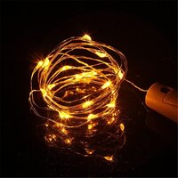 MITSICO String light For Glass Bottle Yellow Color Mini Fairy Lights (1 Pc String Wire Light, Yellow)