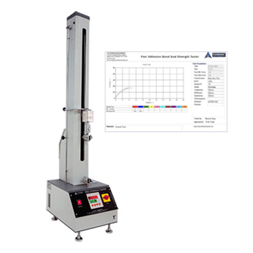 Peel Adhesion Bond Seal Strength Tester Computerised - Color: White & Black