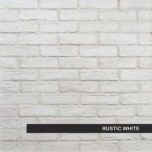 Rustic White Wall Bricks Tiles
