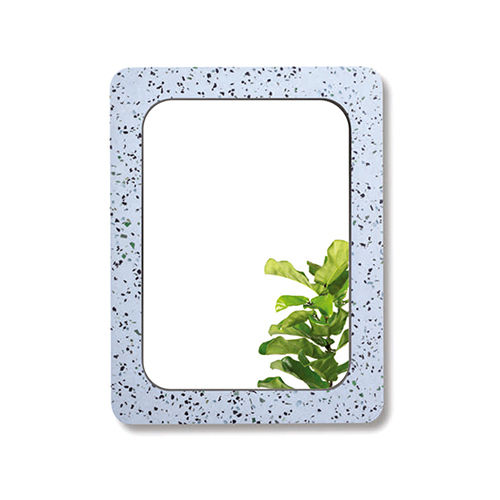 Wall Mounted Mirror - Color: Grey