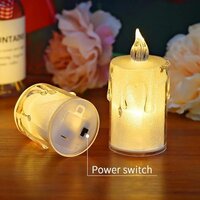 Mitsico Smokeless Candles Diva Electric LED Tea Light Candles Flameless & Smokeless Decorative