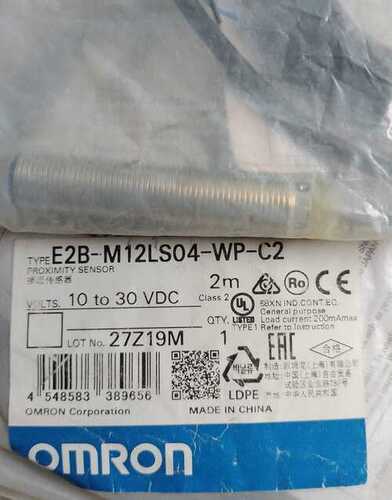 OMRON, PROXIMITY SENSOR, E2B-M12LS04-WP-C2 2M