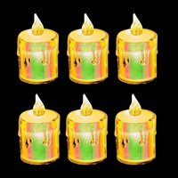 Mitsico Multicolor Smokeless Candles Diva LED Tea Lights Electric Candles Flameless for Diwali