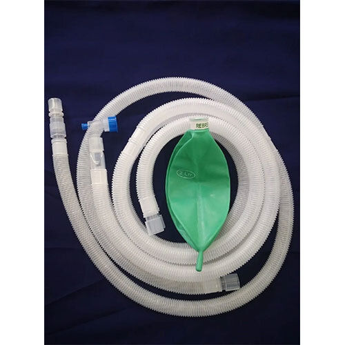 Anesthesia 3 Limb Circuit With Rebreathing Bag - Material: Plastic