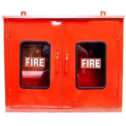 Frp Double Door Fire Hose Box - Color: Red