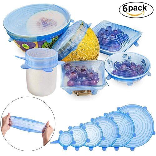 Mitsico Silicone Lid Microwave Safe Silicone Lids Flexible Bowl Covers