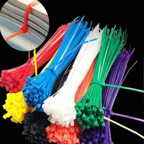 Multicolor Nylon Cable Ties - Nylon Material, 100x2.5mm to 600x7.6mm Size, Natural/White/Black Colors | Armored, UV-Resistant, Weather-Resistant