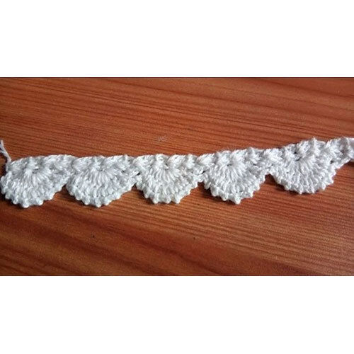 Cotton Crochet Lace - Color: White