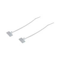 Marker Cable Tie - Nylon Material, Sizes Available, White Color | Industrial Usage, 1-year Warranty