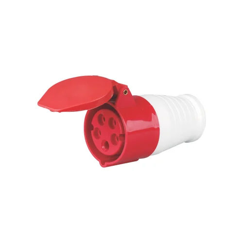 Industrial Coupler Socket 32 Amp 5 Pin - Material: Pvc