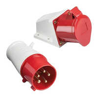 Industrial Coupler Socket 16 Amp 5 Pin - Material: Pvc