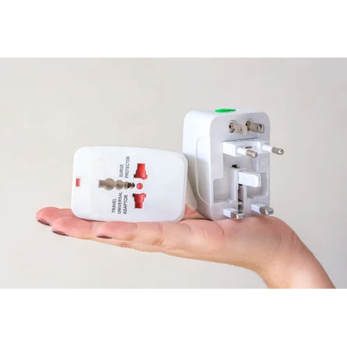 Universal Travel Adapter - Color: White