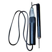 Electrical Continuity Tester - Plastic Material, 50 Hertz Frequency | 1 Year Warranty, Sleek Black Design