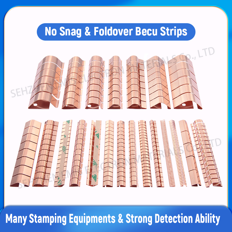 Metal shielding becu strips