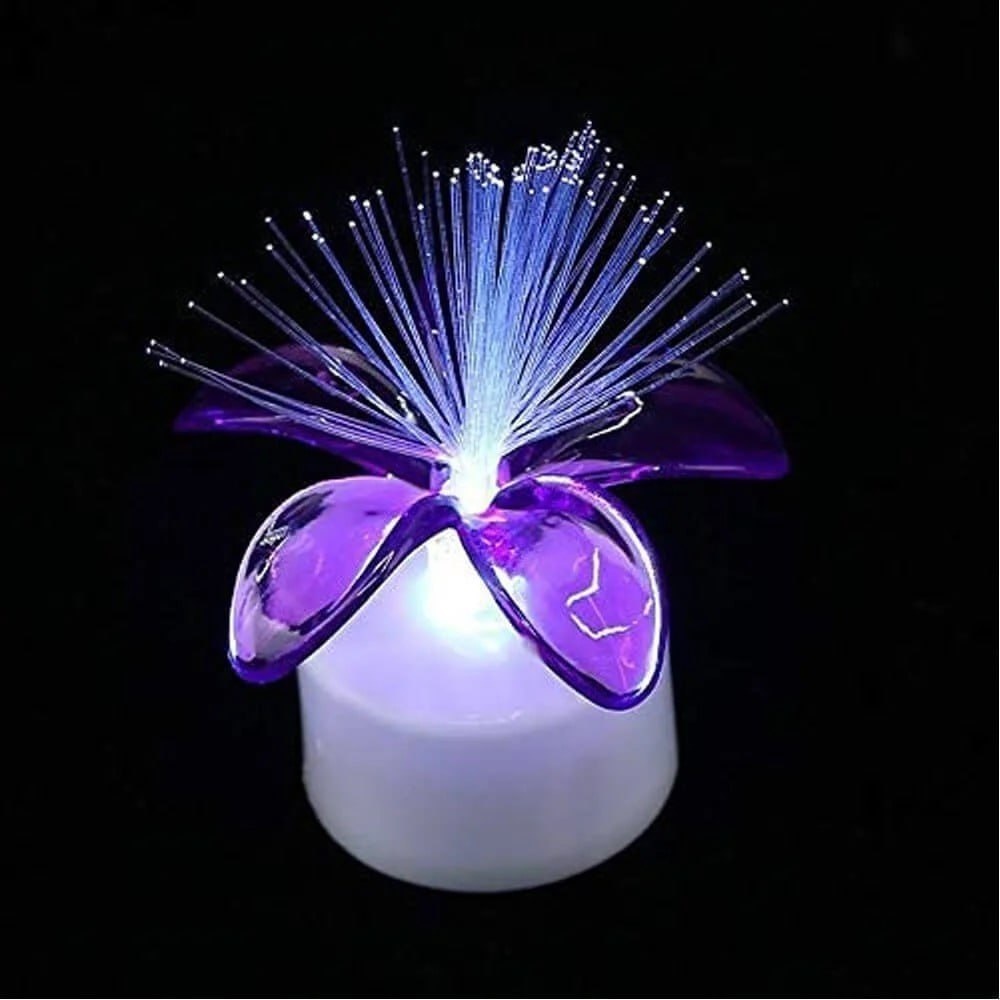 Mitsico Fiber Optic Light, Mini Color Change LED Table Centerpieces, Light Up Candle Home Decor