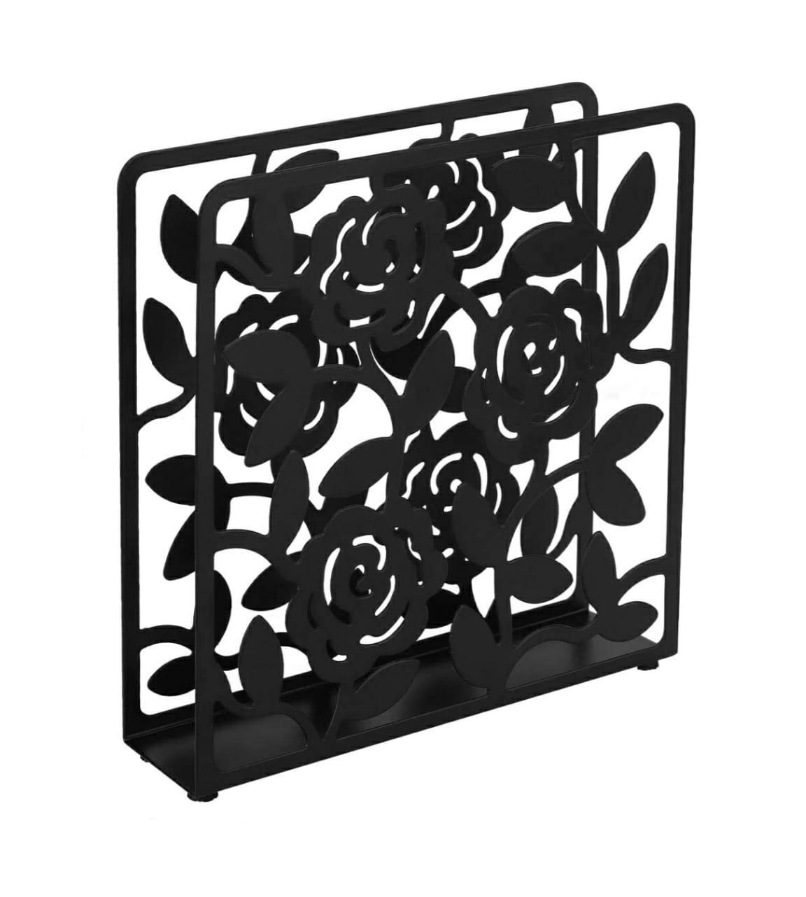 Iron Napkin Holder - Color: Black