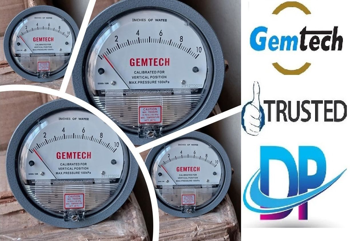 GEMTECH Differential Pressure Gauge Delhi From Vpo Kutana Rohtak (HR)