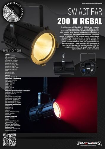 SW Act PAR 200W RGBAL