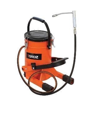 Foot Operated Grease Pump Capacity 10Kgs - Color: Orange