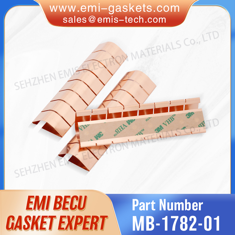 Beryllium copper spring for large chassis cabinets