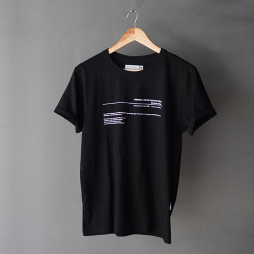 Mens Round Neck Half Sleeve T-Shirt - Color: Black