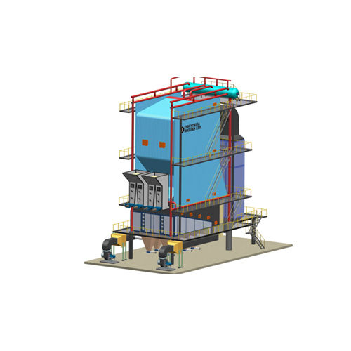 Plastic Fired Boiler - Color: Blue