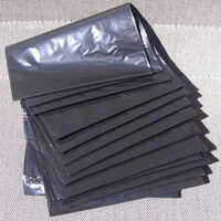Pe Garbage Bag - Pe Material ,  Various Sizes , Black Color , Embossed Surface , Aqueous Coating For Leak Protection