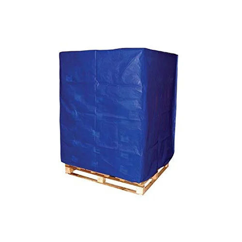 Pallet Cover Blue Bag - Design Type: Plain